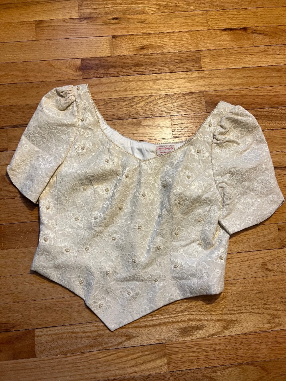 Handmade Wedding Formal Cropped Top